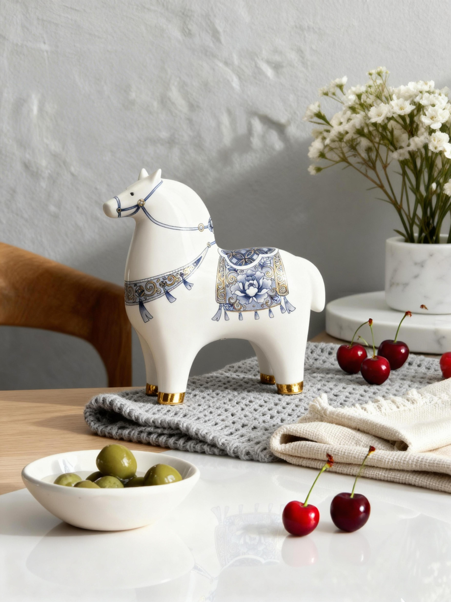 Royal Steed Porcelain Figurine