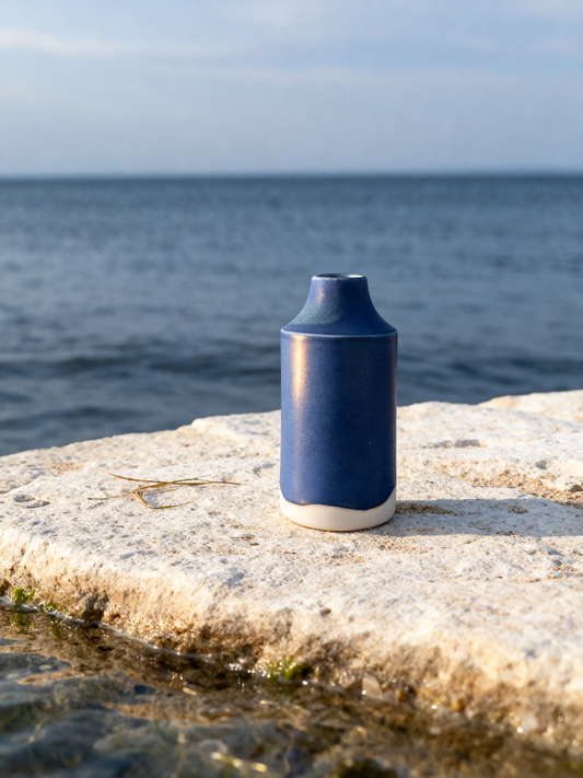 Azure Anchor Vase